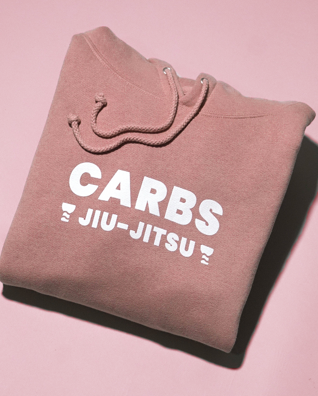 Carbs Jiu-Jitsu Hoodie - Salmon Pink