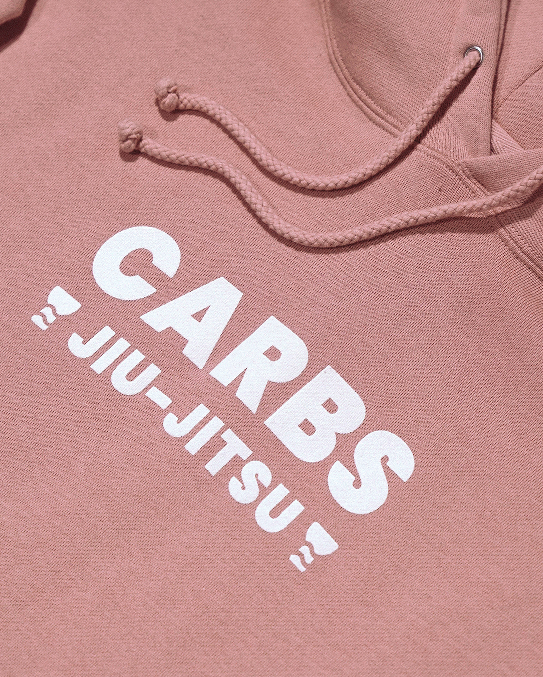 Carbs Jiu-Jitsu Hoodie - Salmon Pink